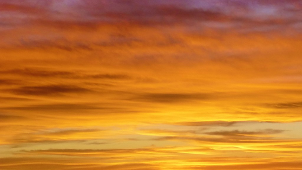 Sunset over San Pedro, Chile