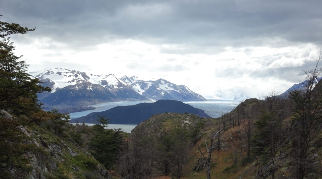 Glacier Grey in the distance