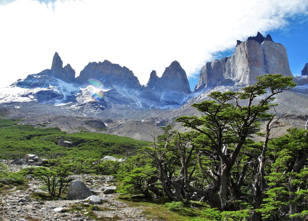 Looking up to the mountains