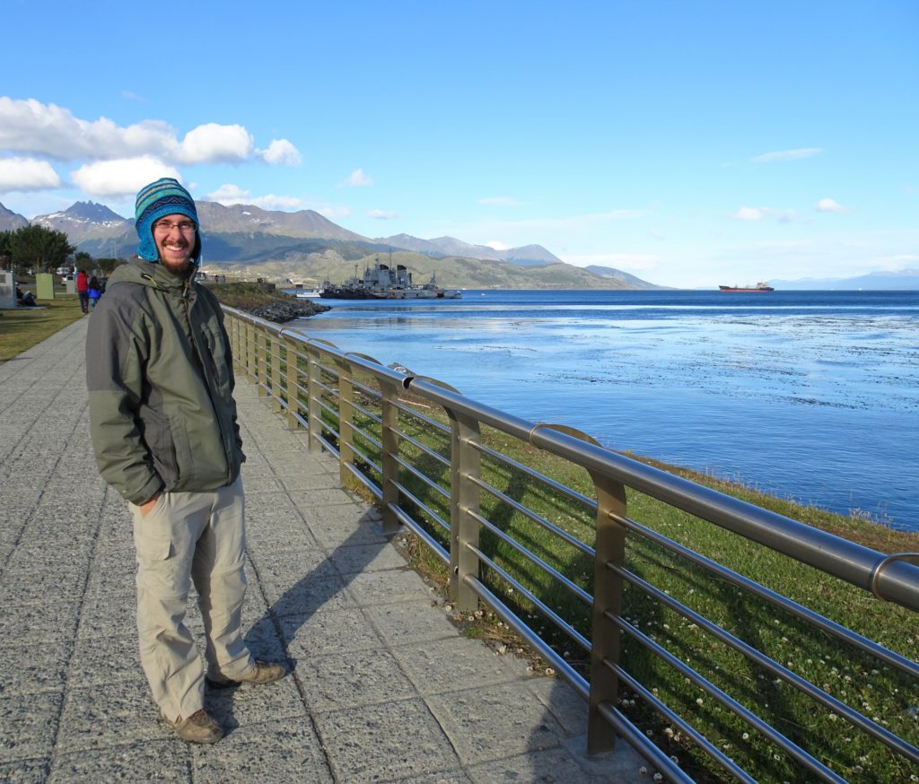 The shore front at Ushuaia