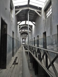One of the still derelict wings of the Ushuaia prison