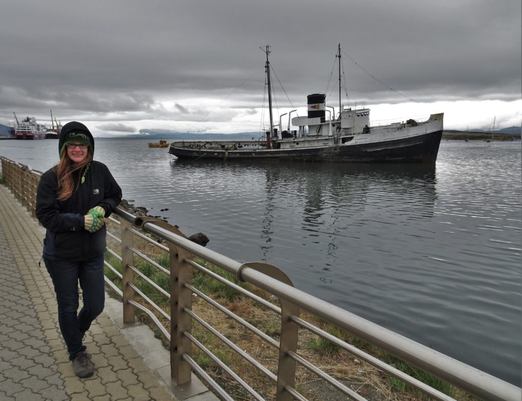 A local wreck in the Ushuaia harbour