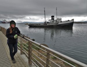 A local wreck in the Ushuaia harbour