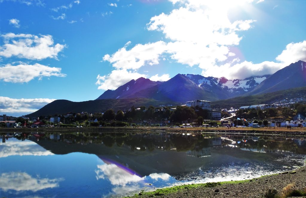 Ushuaia on a sunny day