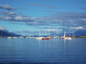 Boats in the harbour, Ushuaia