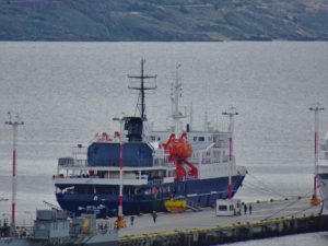 The Ortelius in Ushuaia