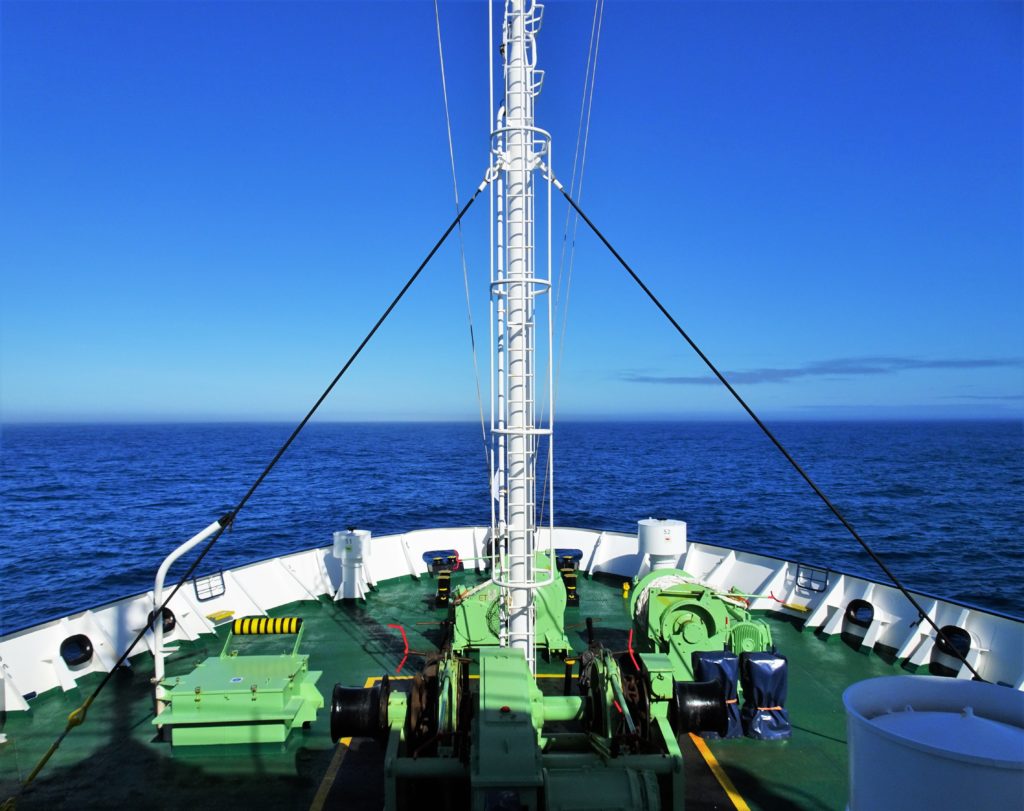 The Drake Passage on a calm day