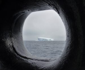 First iceberg sighting
