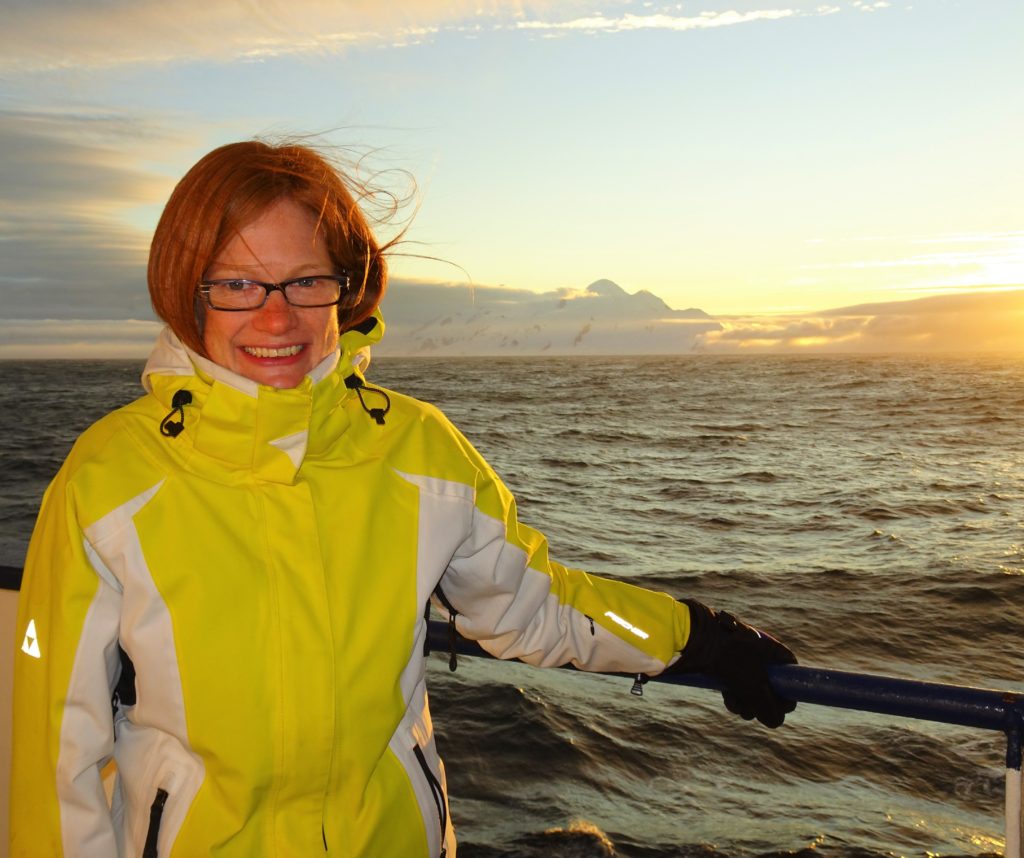 Awake and on deck for the sunrise