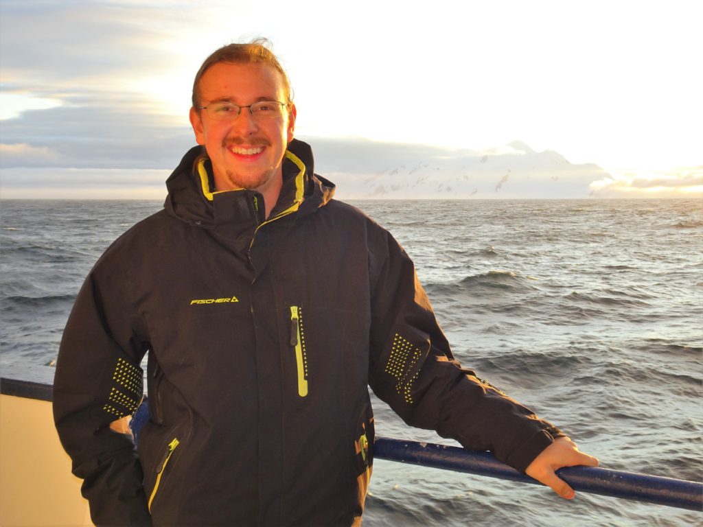 Chris in the sunrise