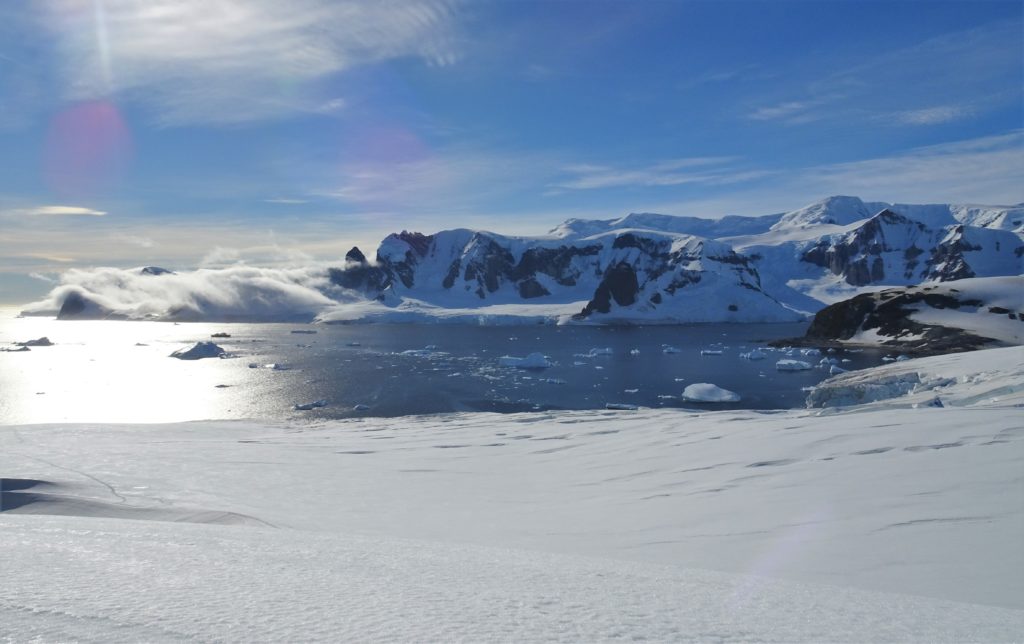 Stunning views during our mountain climb