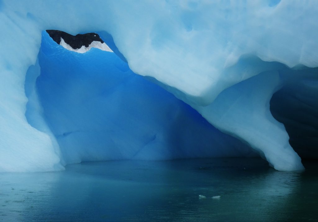 Close up to an iceberg
