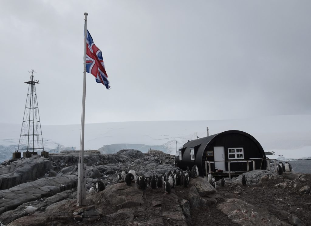 The nissen hut at Port Lockroy