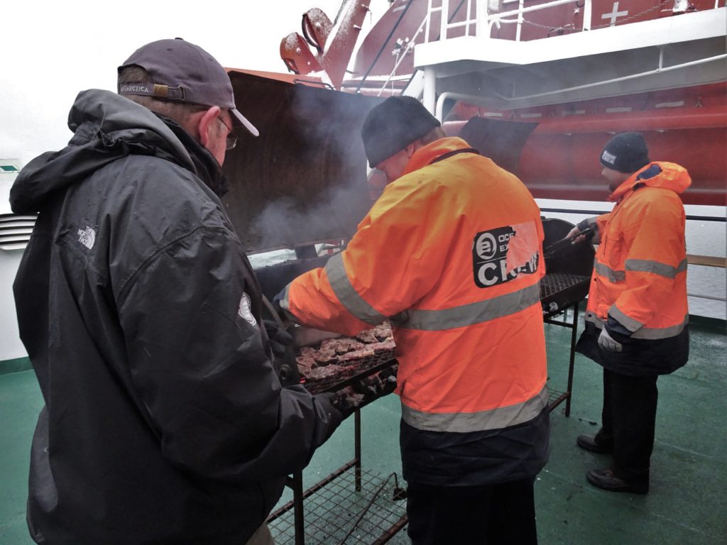 Barbeque on the deck