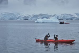 Kayaking in Antarctica