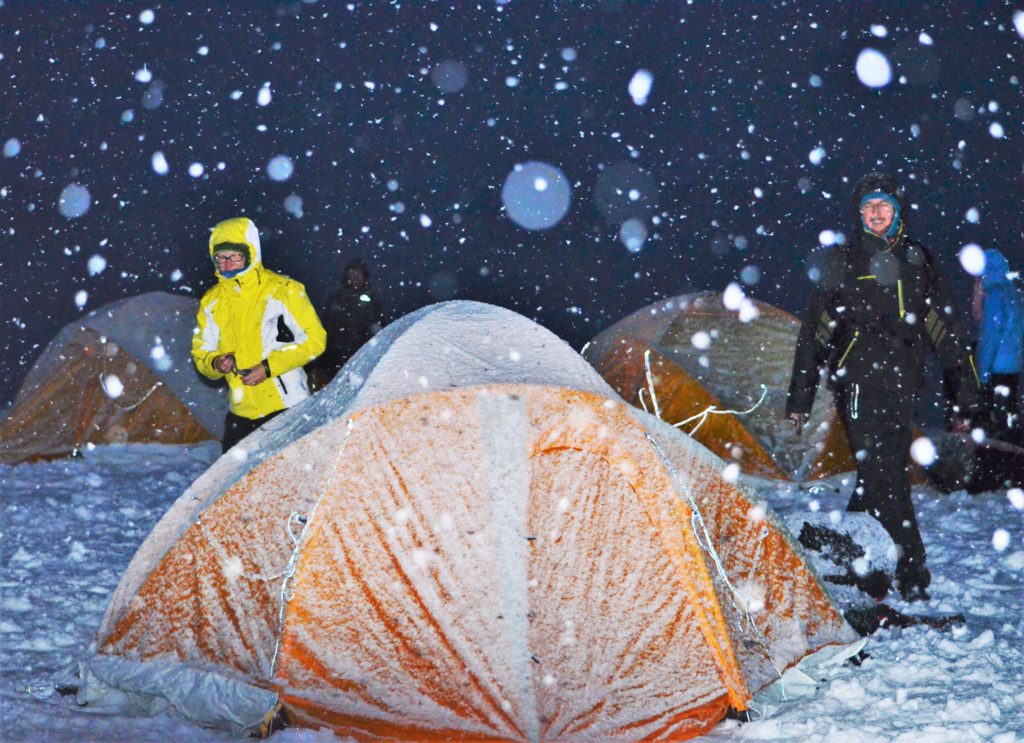 Camping on the Antarctic peninsula