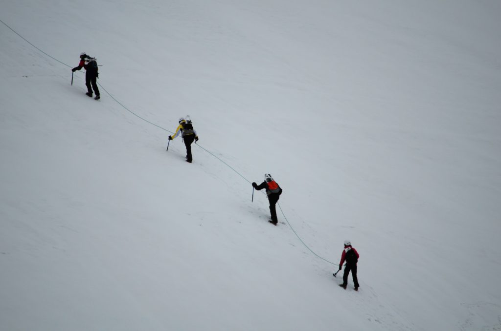 Some pretty extreme mountain climbing for beginners