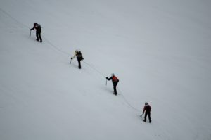 Some pretty extreme mountain climbing for beginners