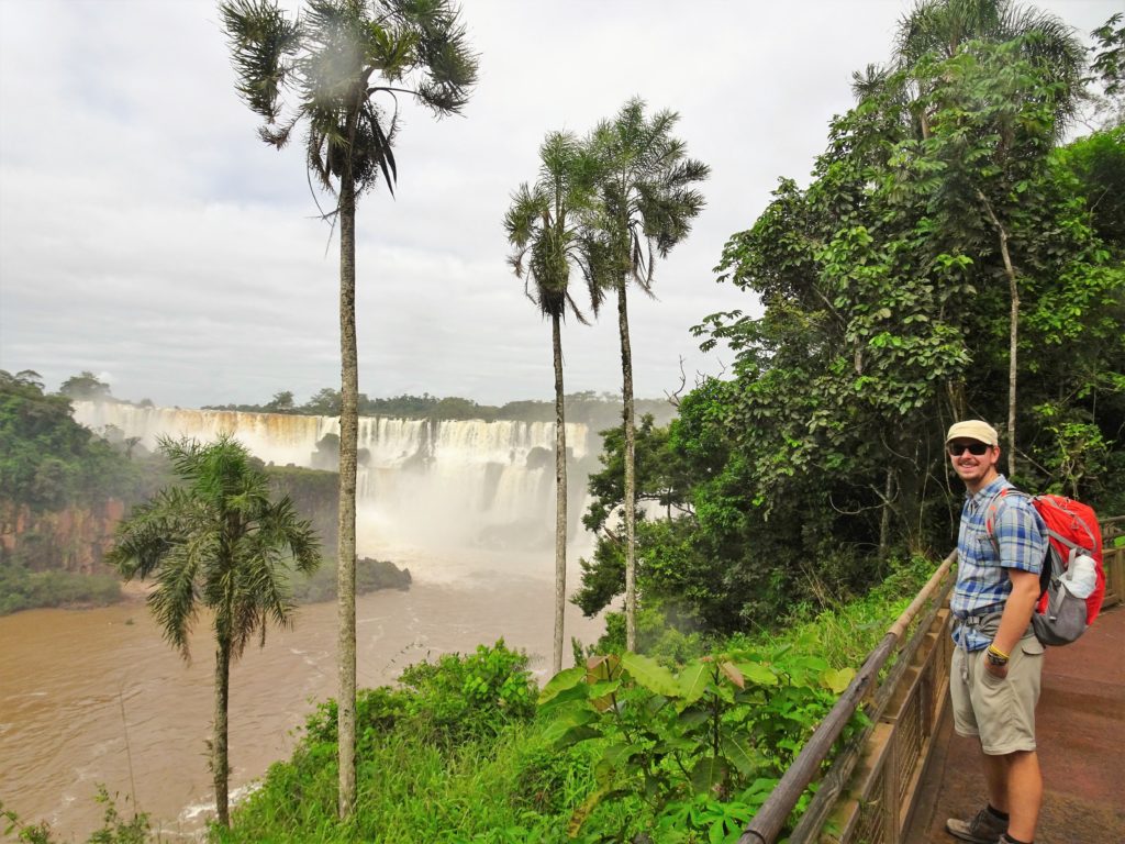 First views of Iguazu Falls