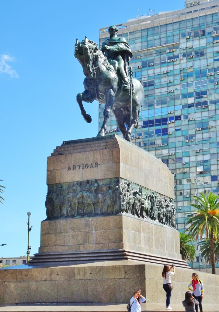 Artigas statue in central Montevideo