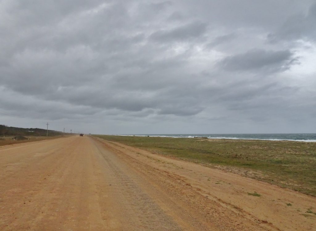 The long Atlantic coastal road