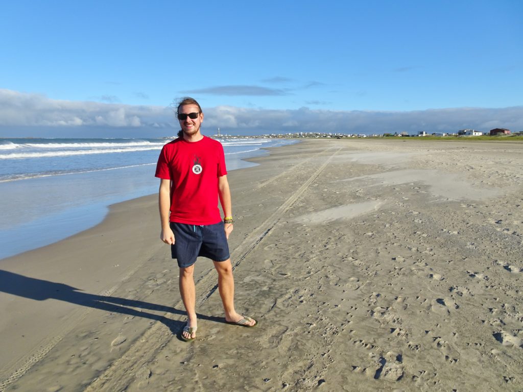 Chris on the beach at Cabo