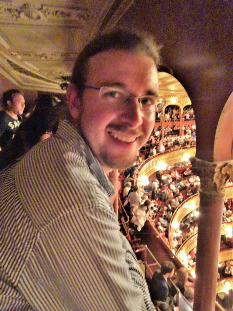 Dizzying heights of the Teatro Colón